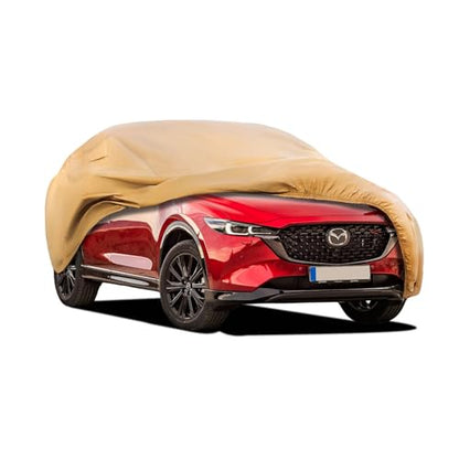Heavy Duty Outdoor Car Cover Custom Fit for 2012 (Custom Fit Mazda CX-5 / brown)