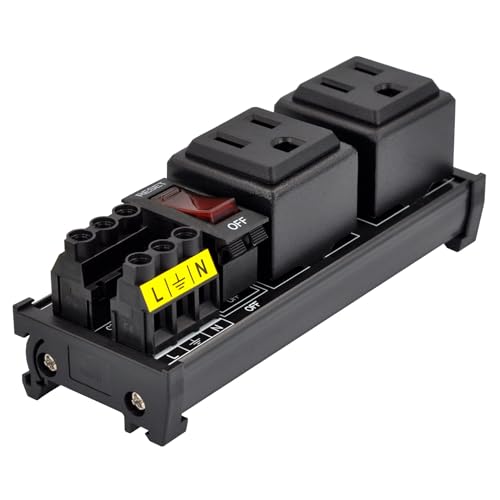 DIN Rail Mount AC 120V NEMA 5 (D-1560T)