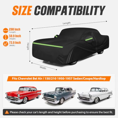 Car Covers for Chevrolet Bel Air (Black / for Chevrolet Bel Air 1950-1957)