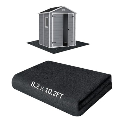 8.2x10.2FT Outdoor Storage Shed Floor Mat (8.2 x 10.2 FT)