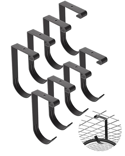 Garage Ceiling Rack Bike Hooks (Flat Hook 8 Pack)