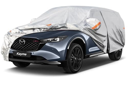 6 Layers Waterproof SUV Car Cover for Mazda CX (LM-Silver / 60. Custom Fit Mazda CX-5)
