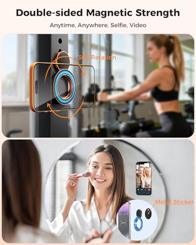 Dual Side Magnetic Ring Holder (Cosmic Orange)
