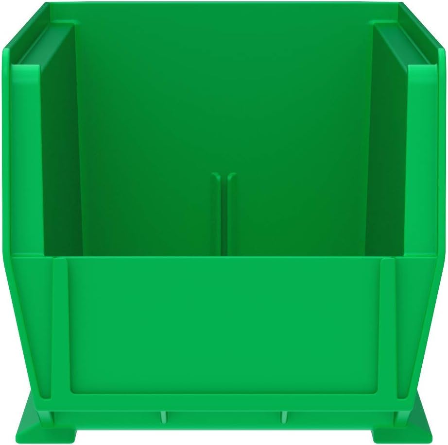 30234 AkroBins Plastic Storage Bin Hanging Stacking Containers (Green / Storage Bins Only)
