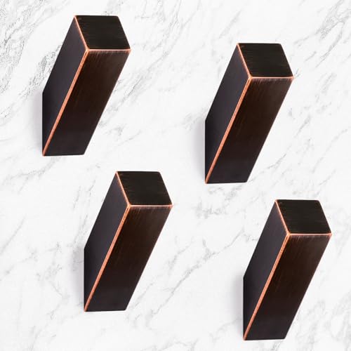 Towel Hooks for Bathrooms (Bronze / 4 Pack)