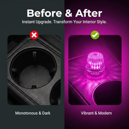 USB Car Interior Lights (Pink)