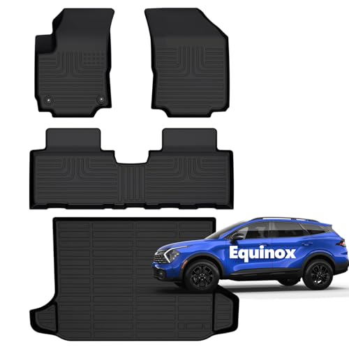 for Chevy Equinox & GMC Terrain All Weather Car Floor Mats 2018 (14)For Equinox&GMC Terrain 2018-2024 Se)
