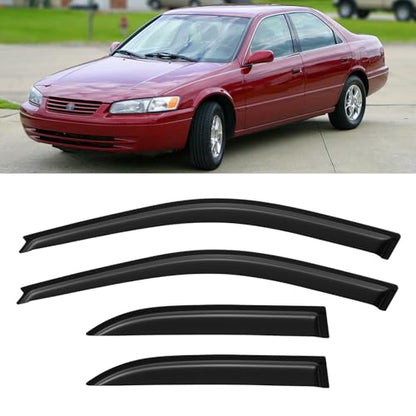 Window Visors Rain Guards for 1997 (1997-2001 Toyota Camry)