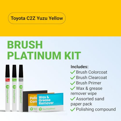 Car Paint Touch Up Brush Kit (Brush - Platinum Kit / Yuzu Yellow)
