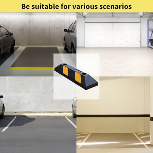 Heavy Duty Parking Curb Wheel Stop (21" - 4Pack)