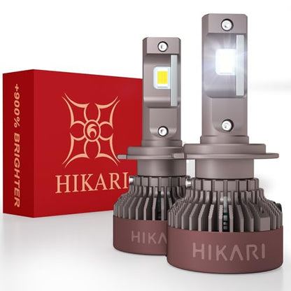 H7 Foglight 60000LM Pure White 6000K LED Bulbs (H7)