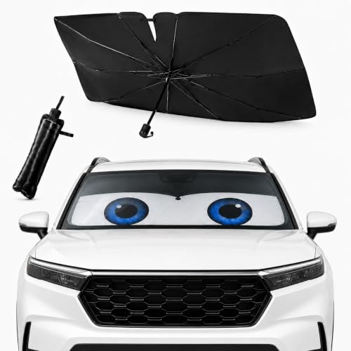 Car Windshield Sun Shade Umbrella (Classic Black)