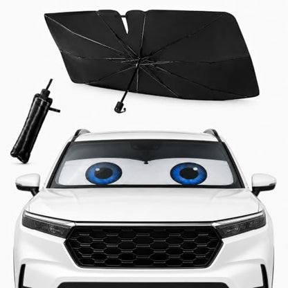 Car Windshield Sun Shade Umbrella (Classic Black)