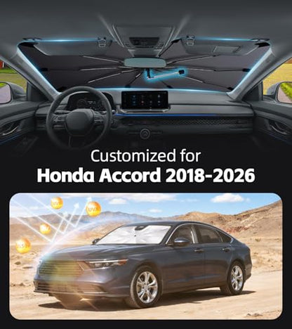 Windshield Sun Shade for Honda Accord 2018 (Fit for Honda Accord 2018-2026)