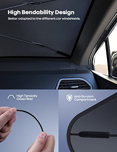 Car Windshield Sunshade Umbrella (Universal (52"x31"))