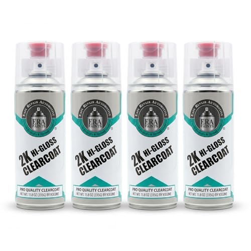 2K High Gloss Clear Coat Spray (4 Spray Can)