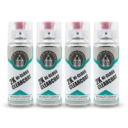 2K High Gloss Clear Coat Spray (4 Spray Can)
