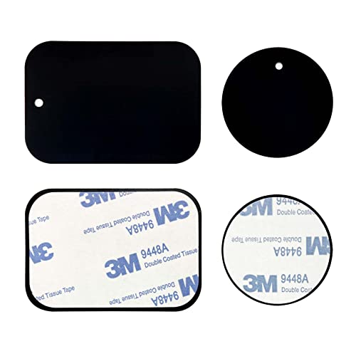 Smartphones Metal Plate 12 Pack for Phone Car Mount Holder Cradle with 3M Adhesive