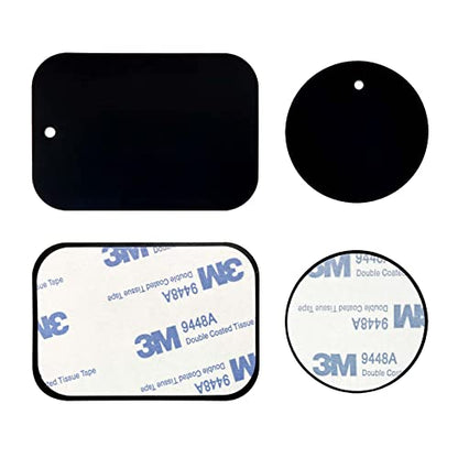 Smartphones Metal Plate 12 Pack for Phone Car Mount Holder Cradle with 3M Adhesive