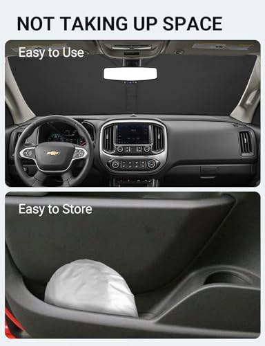 Custom Fit Car Windshield Sun Shade for 2015 (2015-2022 Colorado)