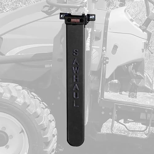 Universal Tractor Chainsaw Holder (Fixed - Tractors / 36 Inch Scabbard / Black)