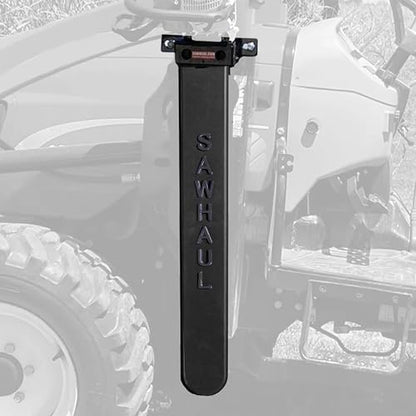 Universal Tractor Chainsaw Holder (Fixed - Tractors / 36 Inch Scabbard / Black)