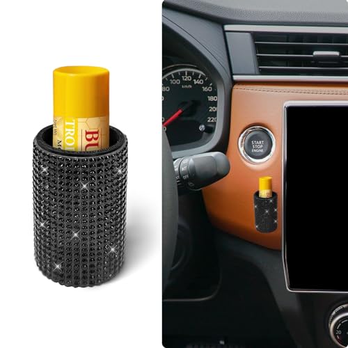 Upright Car Chapstick Holder (Black)