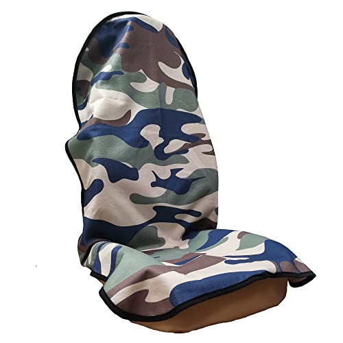 Car Seat Cover Protector Front Seats (1Pcs Front Seat Towel / Camouflage)