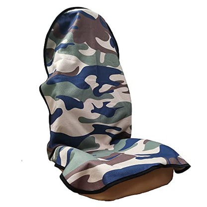 Car Seat Cover Protector Front Seats (1Pcs Front Seat Towel / Camouflage)
