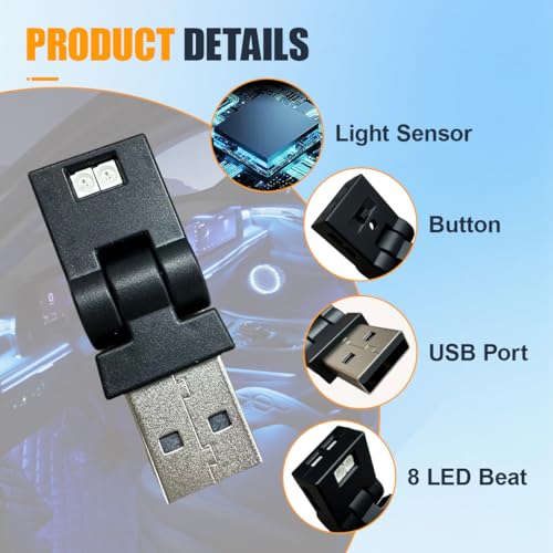 Mini USB LED Light (2PCS)