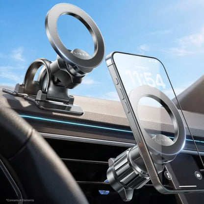 for MagSafe Car Phone Mount for iPhone 18 Pro Max (Black)