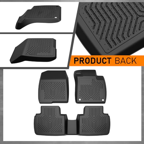 TPE Floor Mats 3PCS Compatible with Honda Accord Sedan 2018 (18-22|Fit Honda Accord|3PCS)
