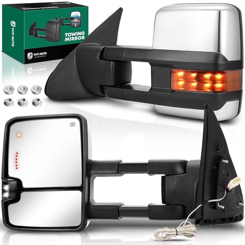 Towing Mirrors for Toyota Tundra 2007 (Chrome)