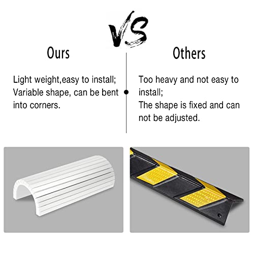 Garage Wall Protector Foam Column Guard for Parking Lot 2Pk Car Door Bumper (Column / 2 Pack)