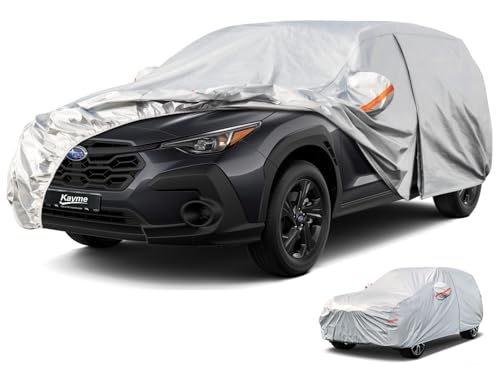 SUV Car Cover See Vehicle Size Chart for Accurate Fit (Aluminum-Silver / 3 S2 Fit SUV-Length (176" To 183"))