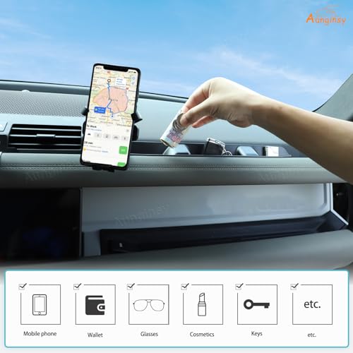 Co pilot Dashboard Organizer Tray Compatible with Land Rover Defender 90 (With Phone Holder-A)