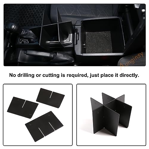 Car Center Console Armrest Storage Box Dividers Fit Toyot@a Tacoma 2016 (Armrest Storage Box Divider)