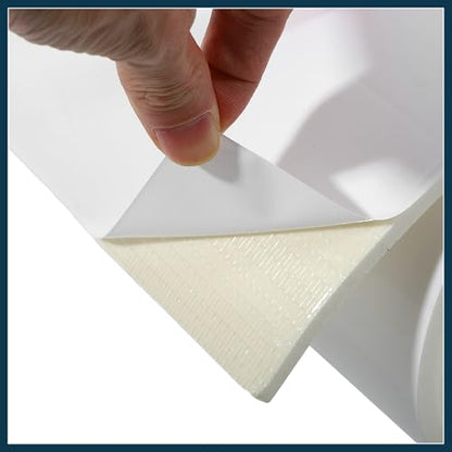 2000x200x6.5mm Car Garage Wall Guard Door Bumper Universal Protector Anti Collision Waterproof White Automotive Parts