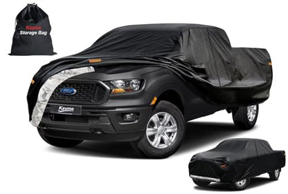 Heavy Duty Truck Cover for Ford Ranger (Ranger(1990-2011)Super/Extended/Regular Cab SB Bed / PE-Black)