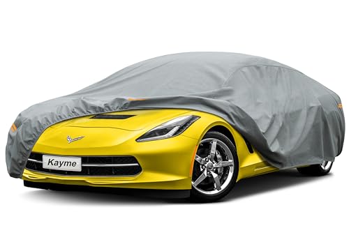 Heavy Duty Car Cover Waterproof All Weather (3L Fit Sedan-Length (178 To 185 inch))