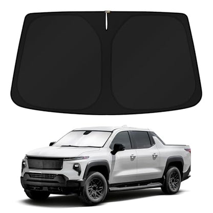 Windshield Sun Shade for 2024 2025 2026 Chevrolet Chevy Silverado EV (FOR | Chevrolet Silverado EV 2024-present)