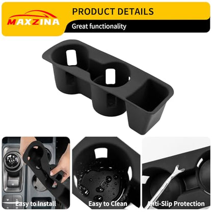 Cup Holder for 2022 (Compatible with 2022+ Ford Maverick Black)