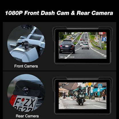 7 Inch Waterproof Motorcycle CarPlay Display