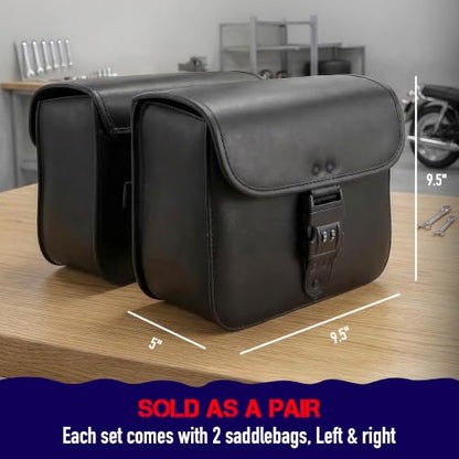 Nomad Motorcycle Saddlebags (One Size / Black)