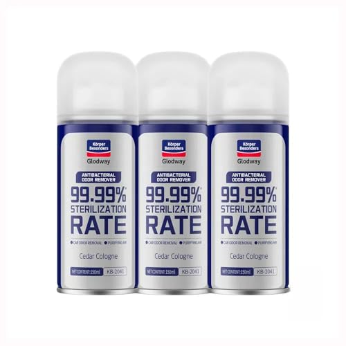 Glodway Whole Car Air Refresher Spray (6 Ounce (Pack of 3) / White)
