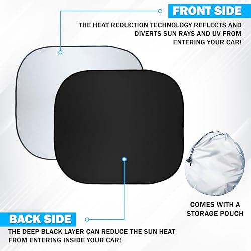 Car Windshield Sun Shade Foldable (Medium)