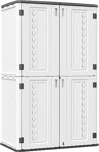 Metal Laminate Shelving Kit for Kinying Vertical Storage Cabinet (Black-07G)