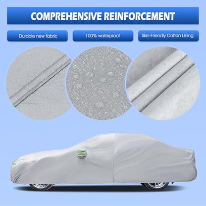 Car Cover Fit for 2007 (Silver / Custom Fit for BMW M5)