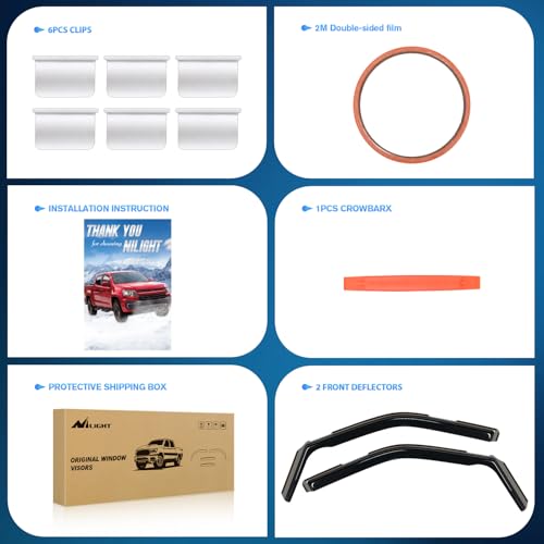 in Channel Rain Guards for Ford F150 Reg (Ford F150 2021-2026)