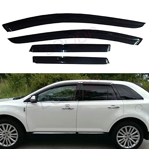 4pcs Window Visors Rain Guards for 2007 (for 2007-2015 Edge & MKX)